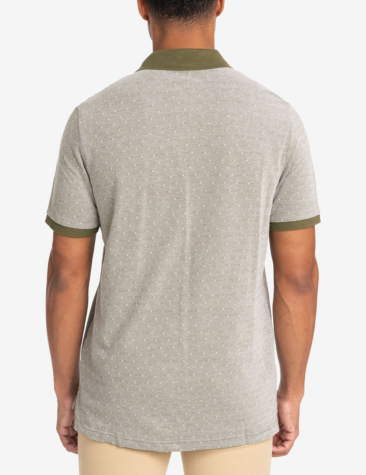 Jacquard Birdseye Pique Polo Shirt for Men | Premium Cotton