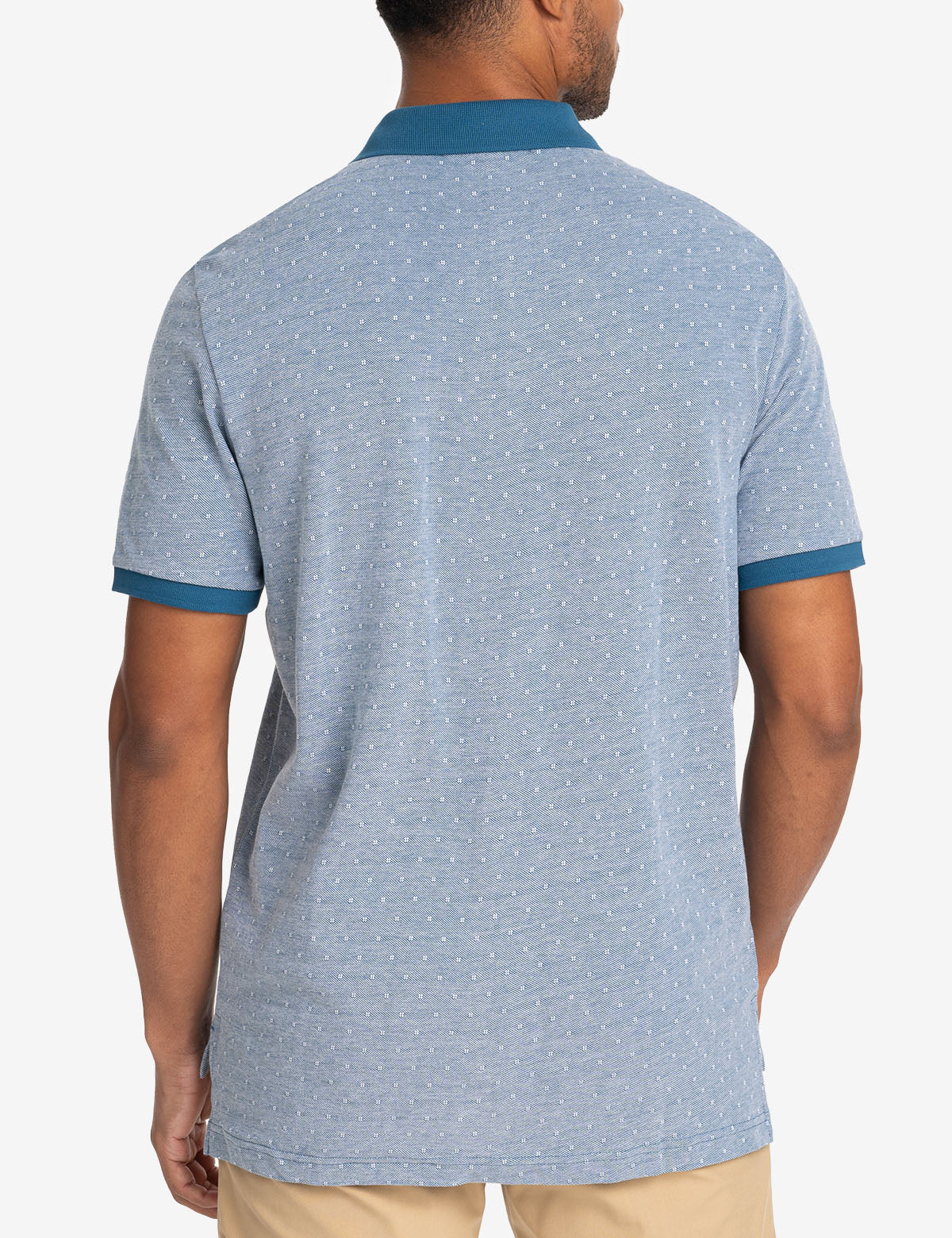 Jacquard Birdseye Pique Polo Shirt for Men | Premium Cotton