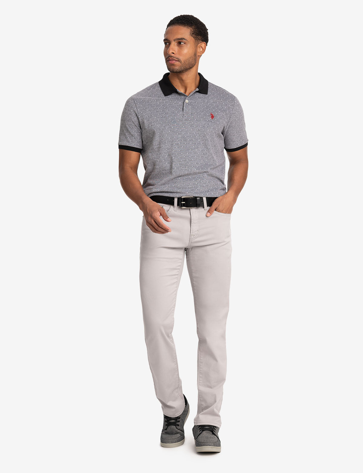 Jacquard Birdseye Pique Polo Shirt for Men | Premium Cotton