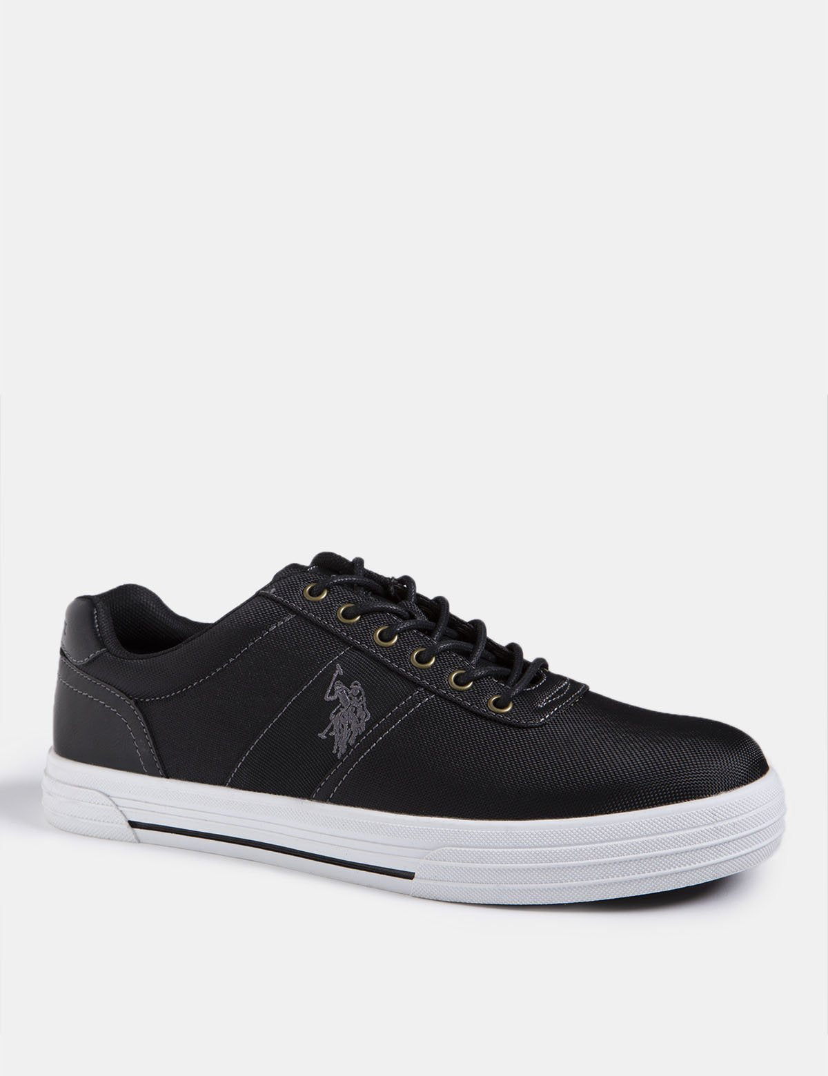 Men's Nylon Sneakers with Vulcanized Sole & Padded Collar | HELM