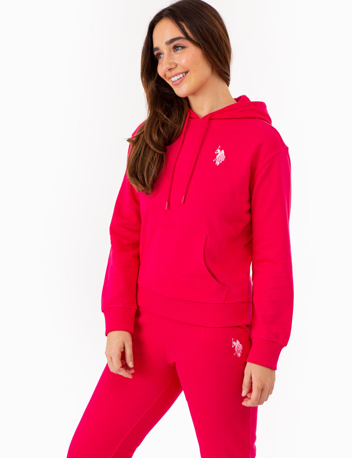 High Low Hoodie with Multi Tonal Logo | Casual Streetwear