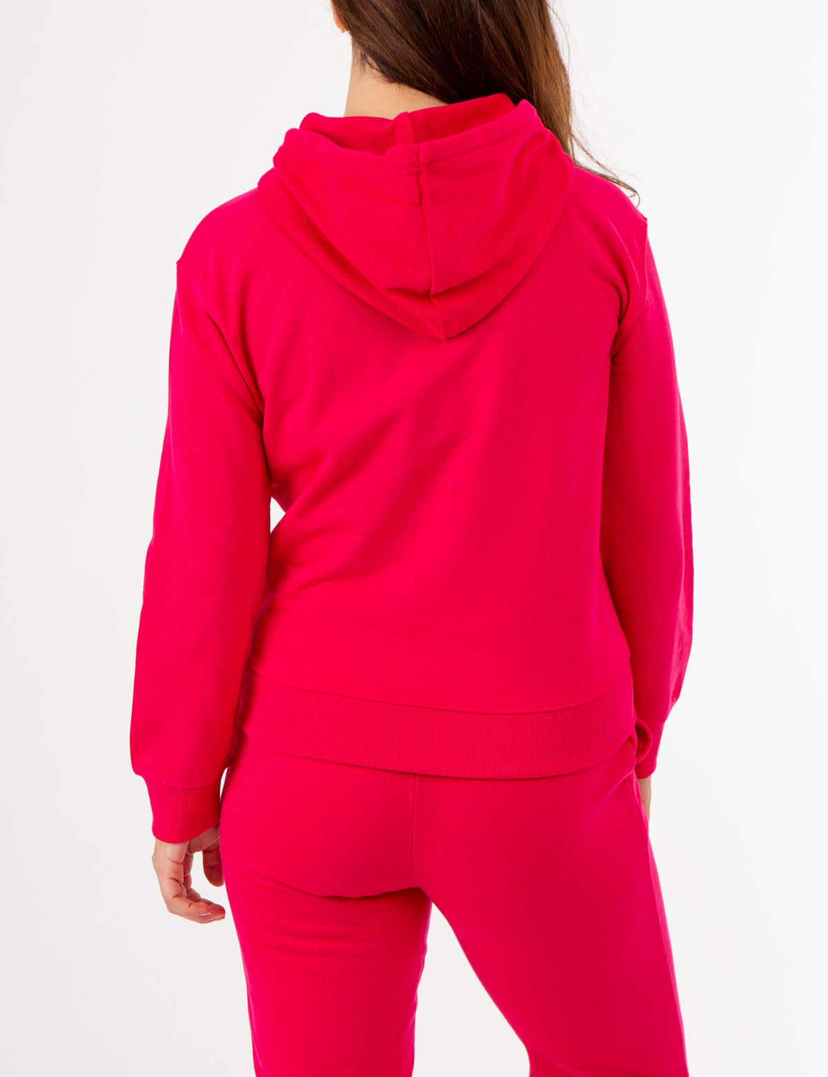 High Low Hoodie with Multi Tonal Logo | Casual Streetwear