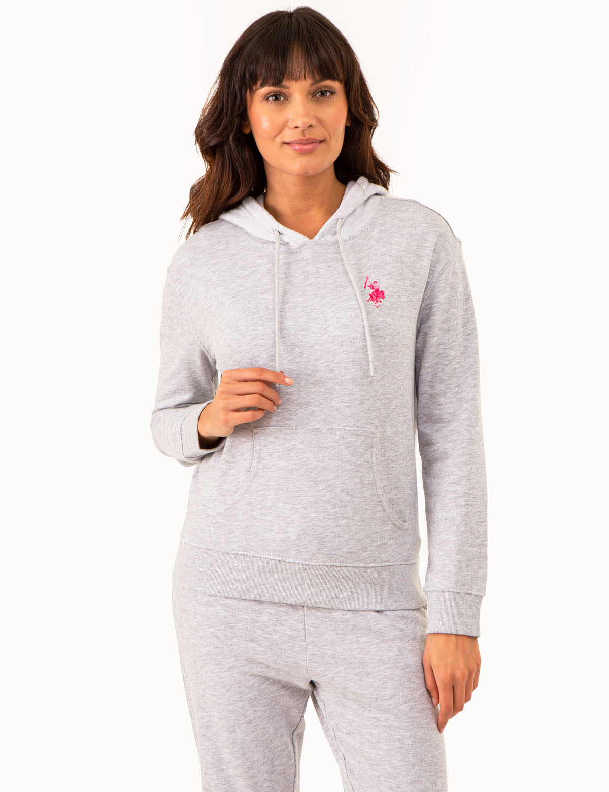 High Low Hoodie with Multi Tonal Logo | Casual Streetwear
