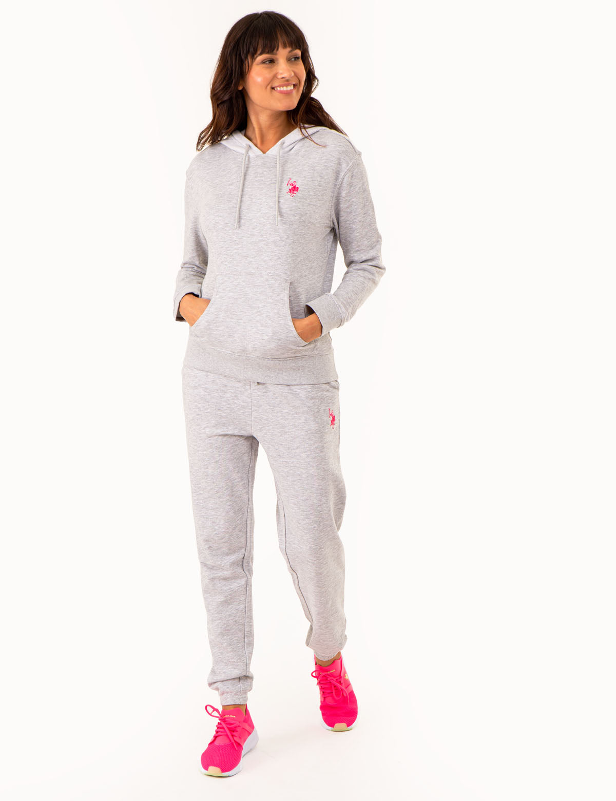High Low Hoodie with Multi Tonal Logo | Casual Streetwear
