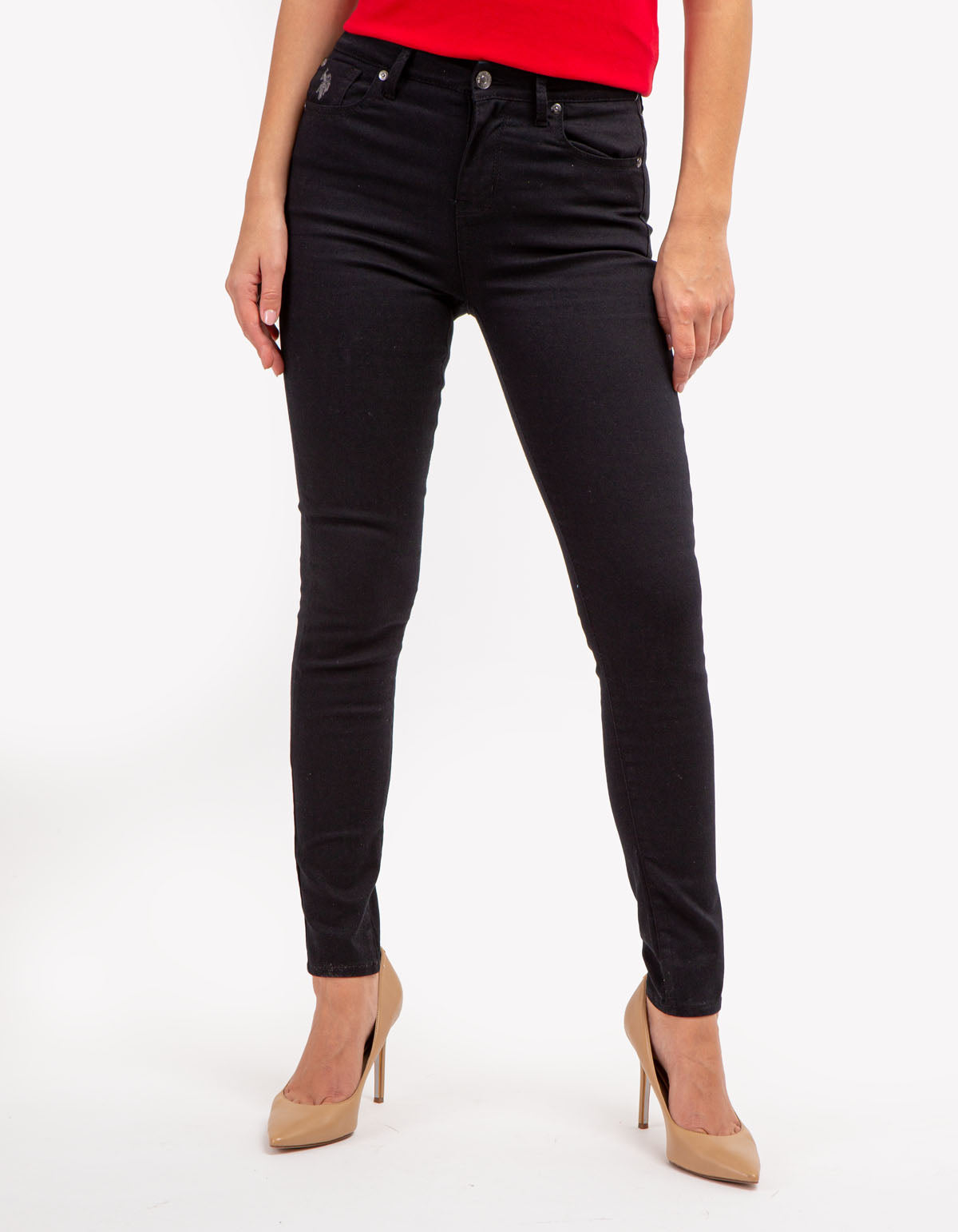 High Rise Skinny Twill Pants for Women | Slim Fit & Comfortable