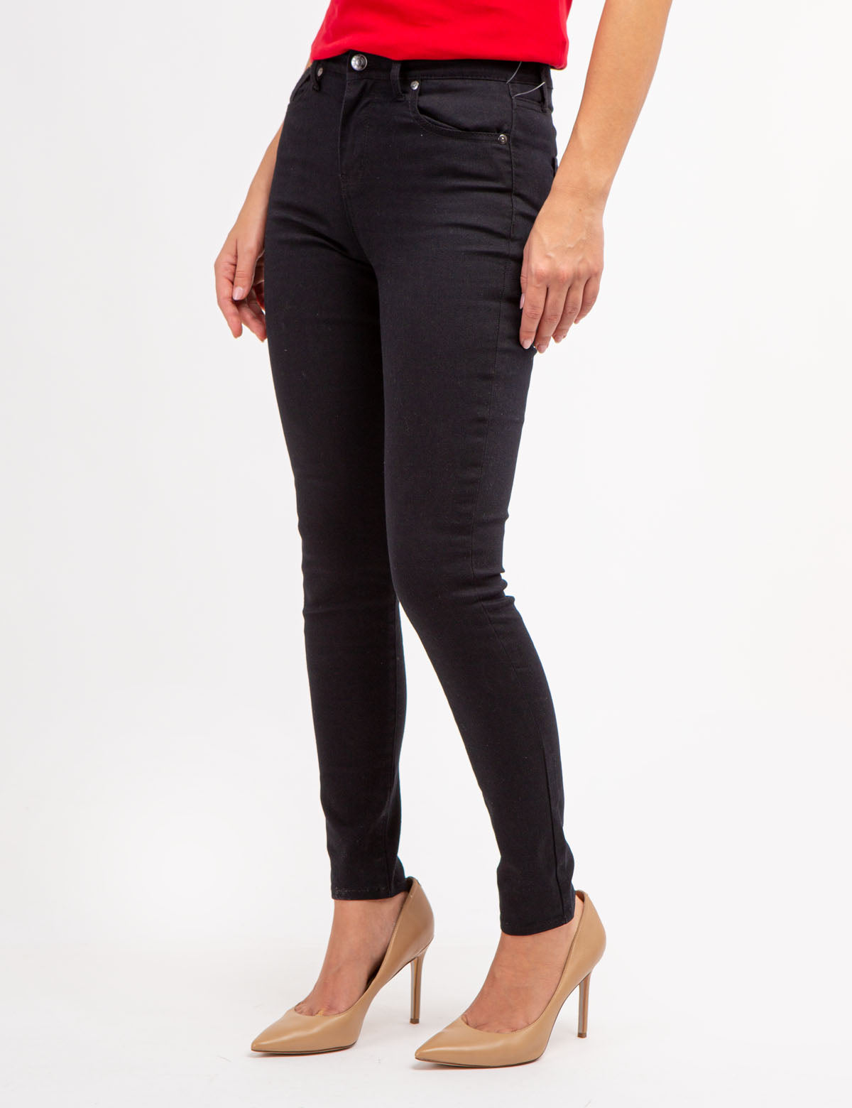 High Rise Skinny Twill Pants for Women | Slim Fit & Comfortable