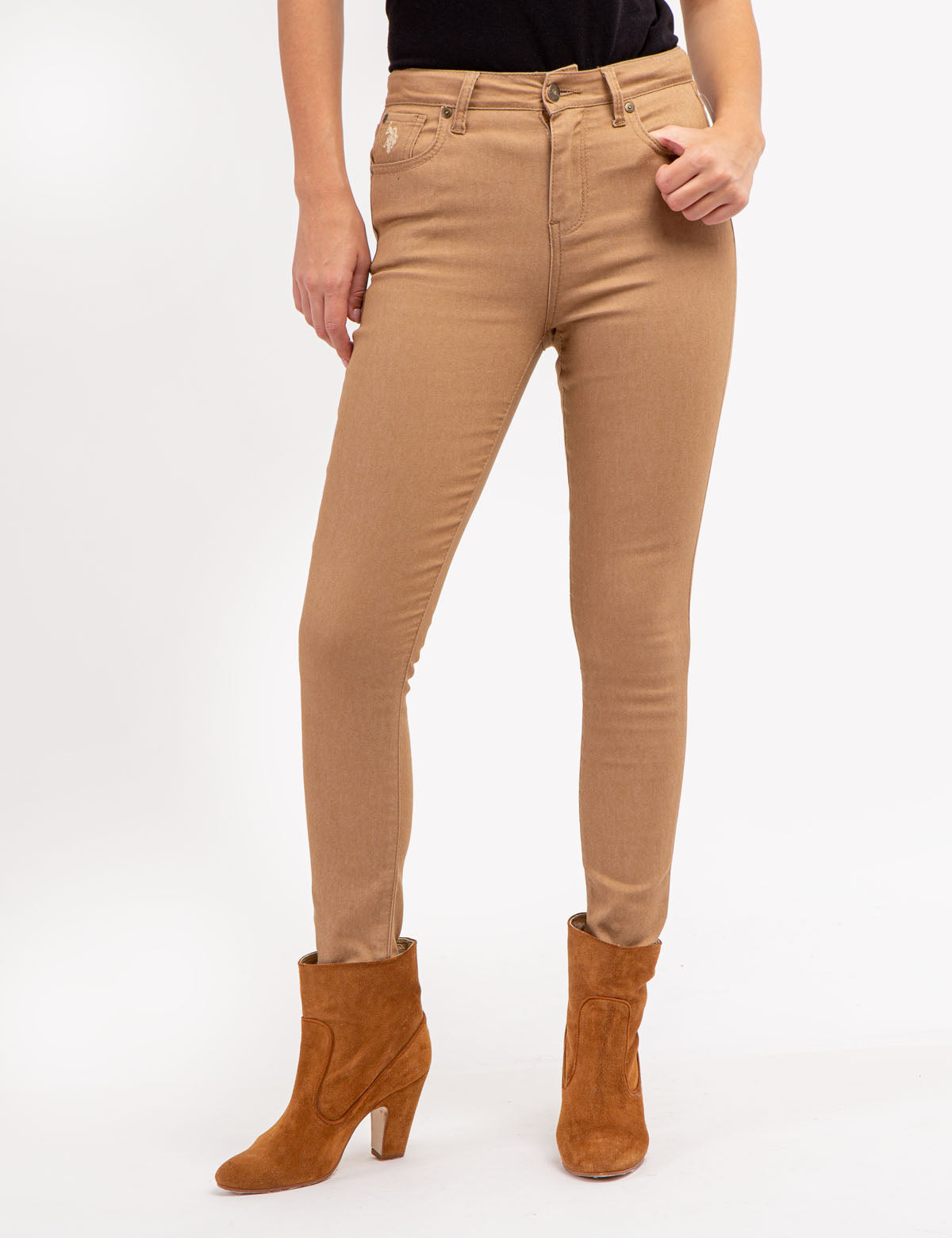 High Rise Skinny Twill Pants for Women | Slim Fit & Comfortable