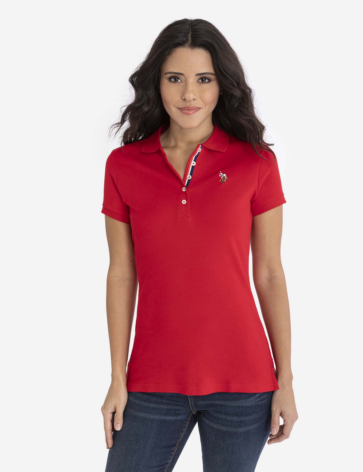 Solid Interlock Polo Shirt for Men | Classic Fit & Breathable Fabric