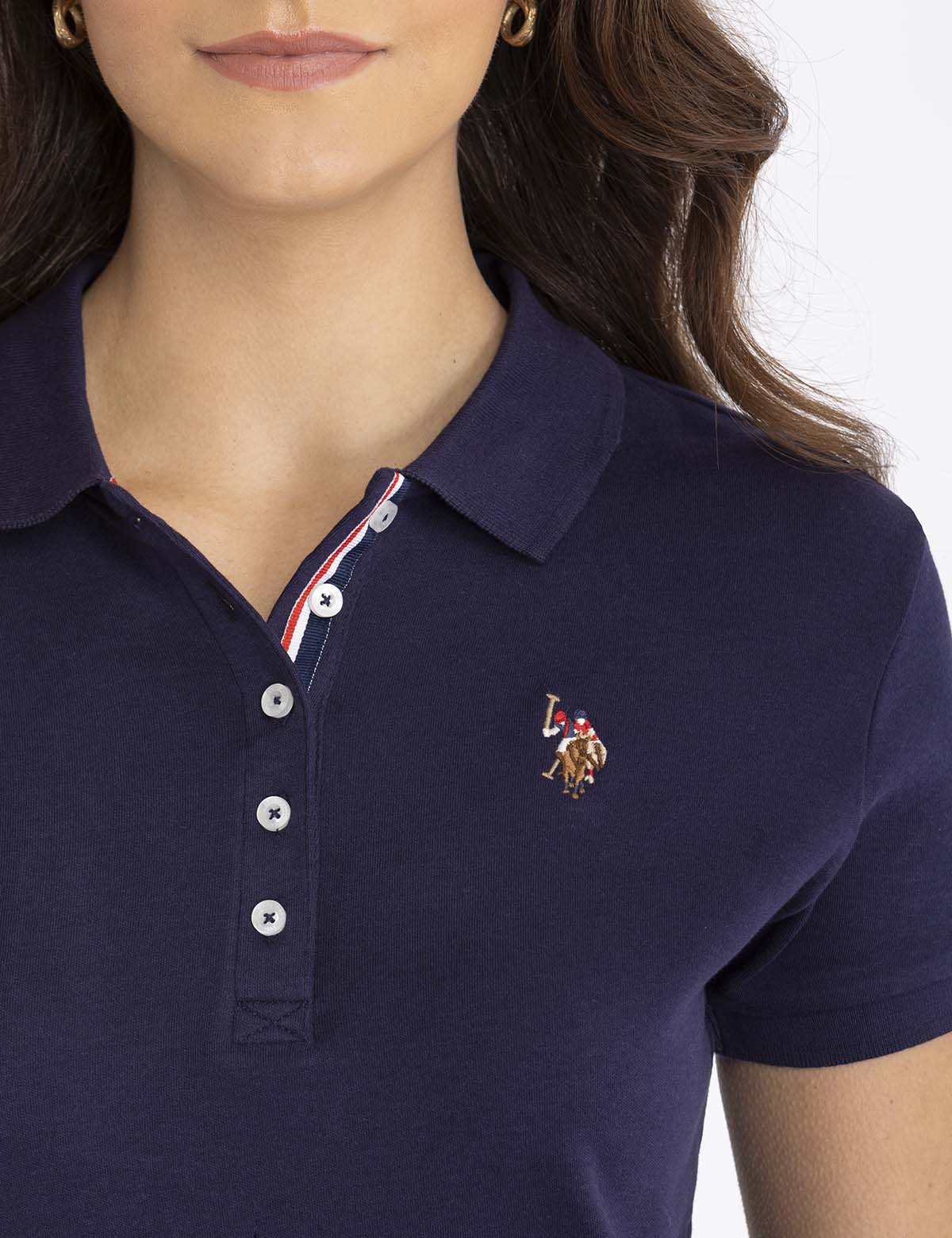 Solid Interlock Polo Shirt for Men | Classic Fit & Breathable Fabric