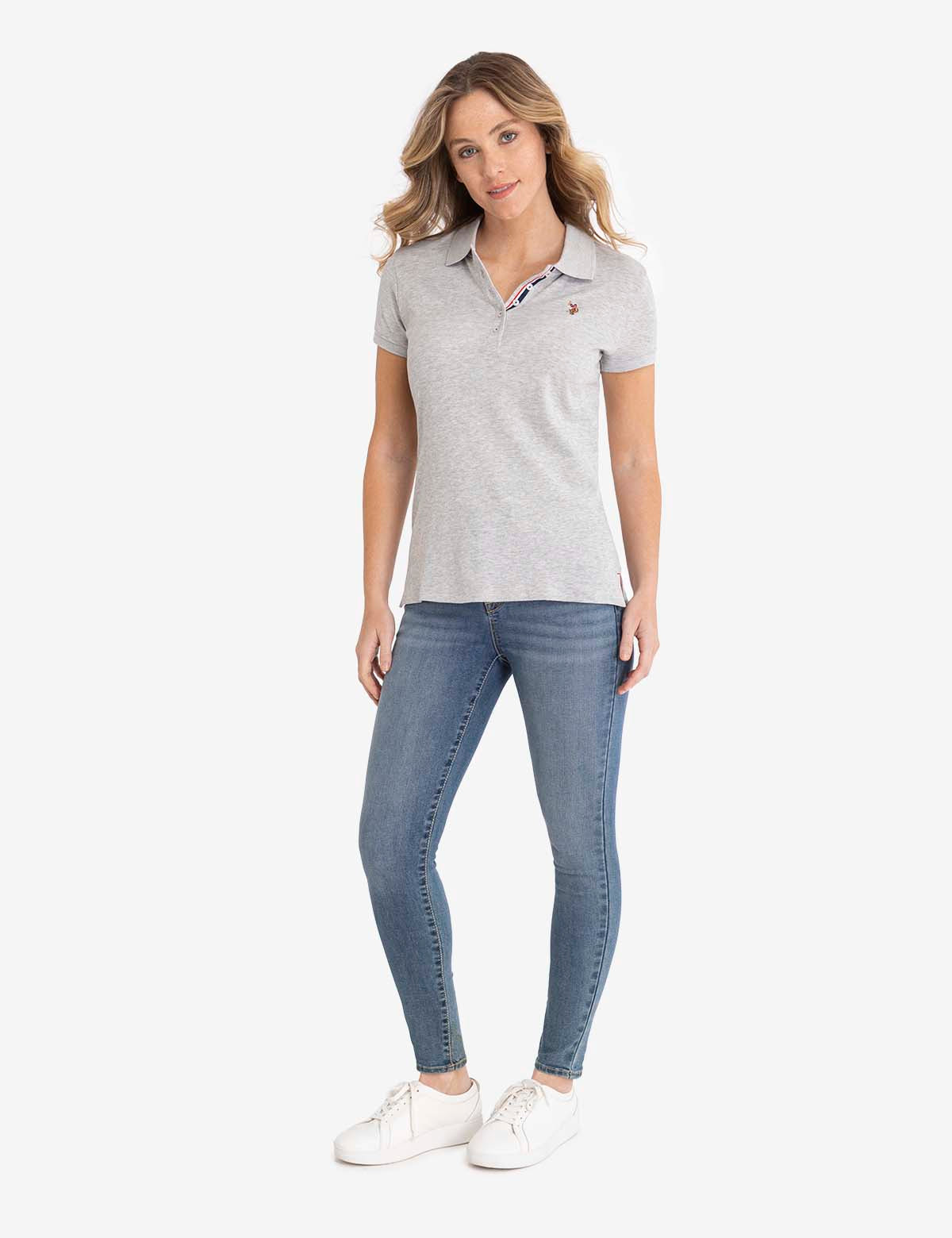 Solid Interlock Polo Shirt for Men | Classic Fit & Breathable Fabric