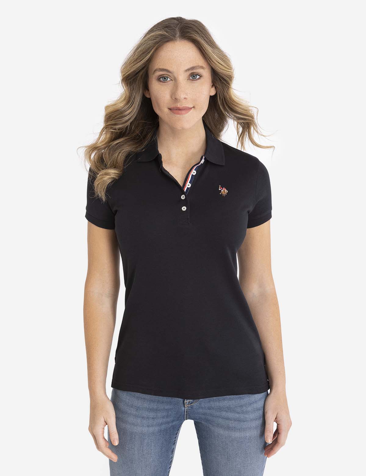 Solid Interlock Polo Shirt for Men | Classic Fit & Breathable Fabric