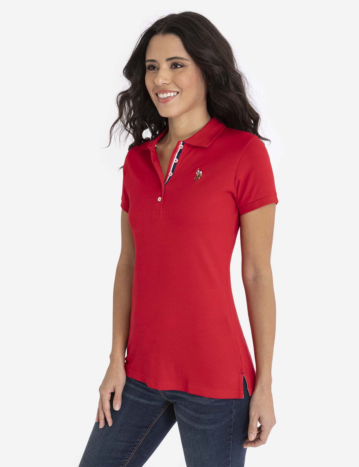 Solid Interlock Polo Shirt for Men | Classic Fit & Breathable Fabric