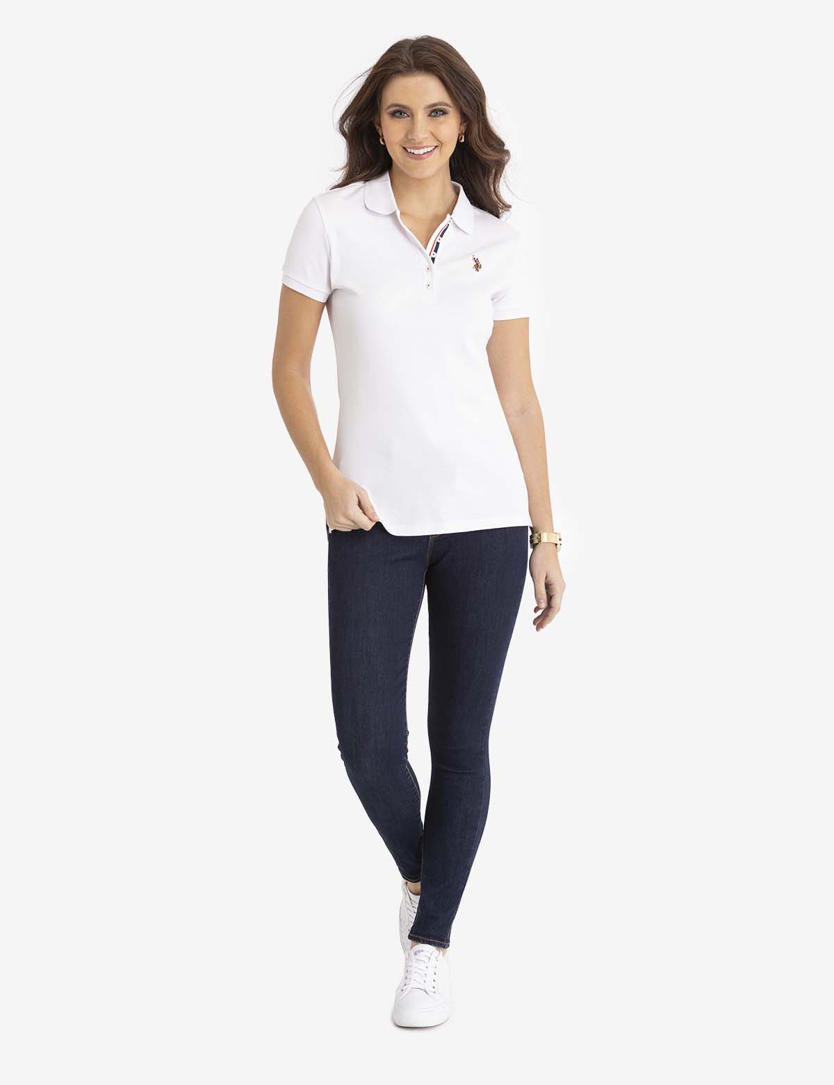 Solid Interlock Polo Shirt for Men | Classic Fit & Breathable Fabric