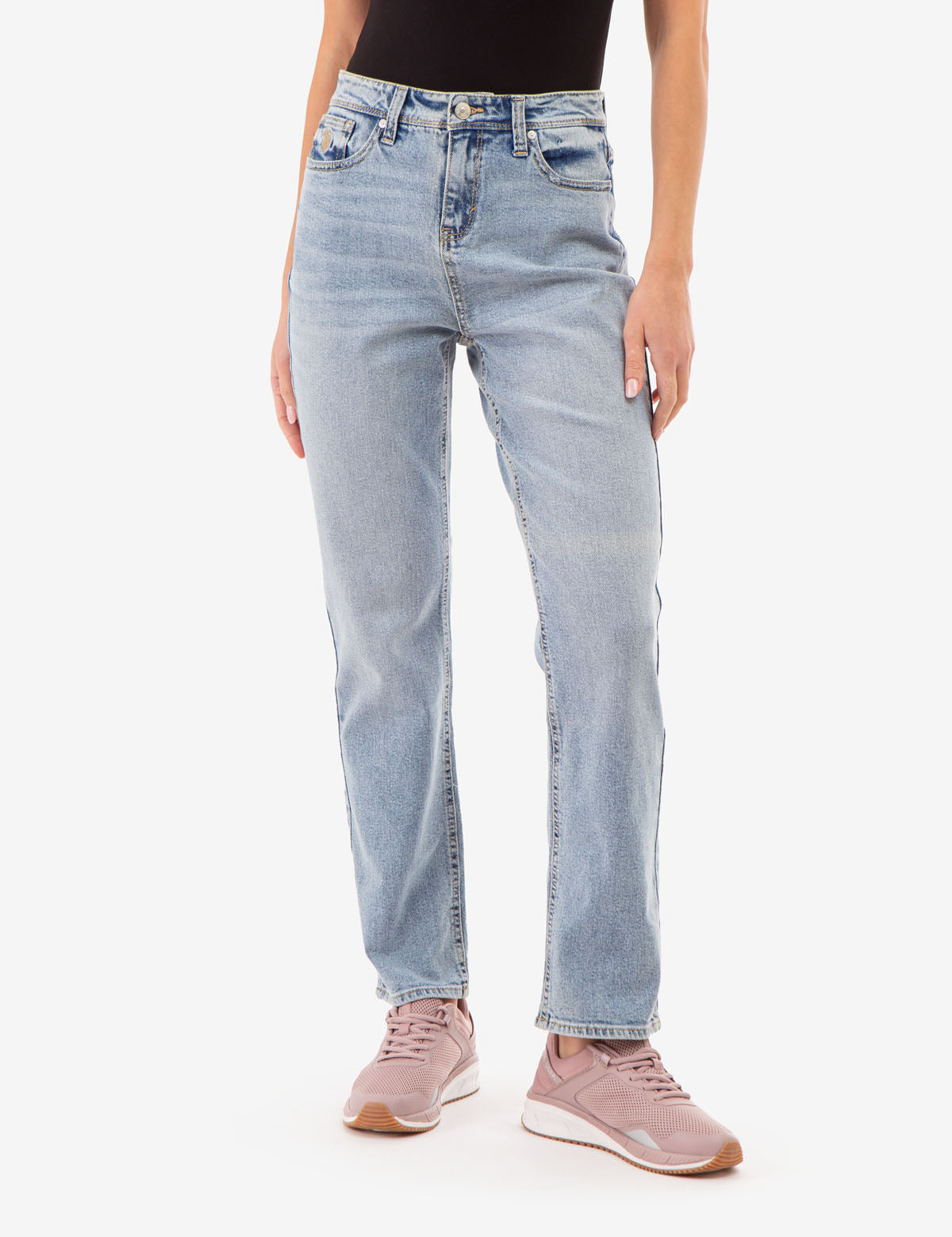Vintage High Rise Straight Jeans for Women | Retro Denim
