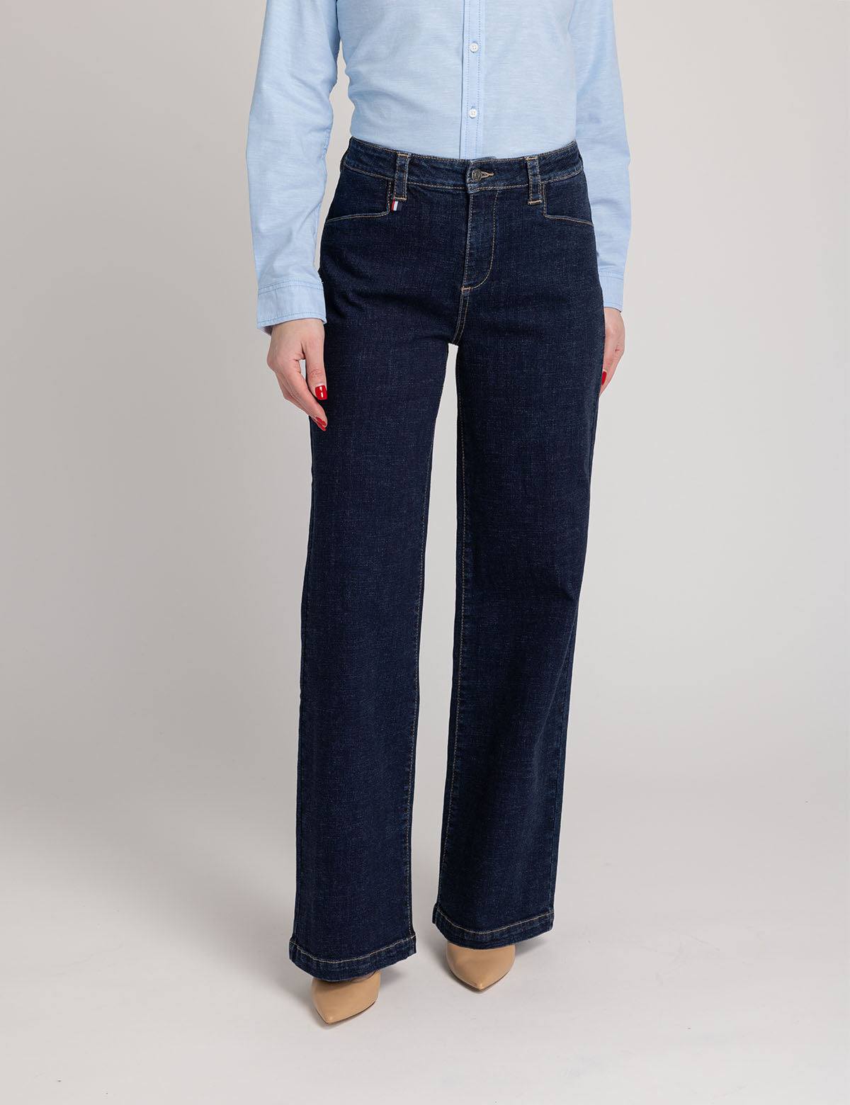 High Rise Wide Leg Trousers for Women | Comfort & Style