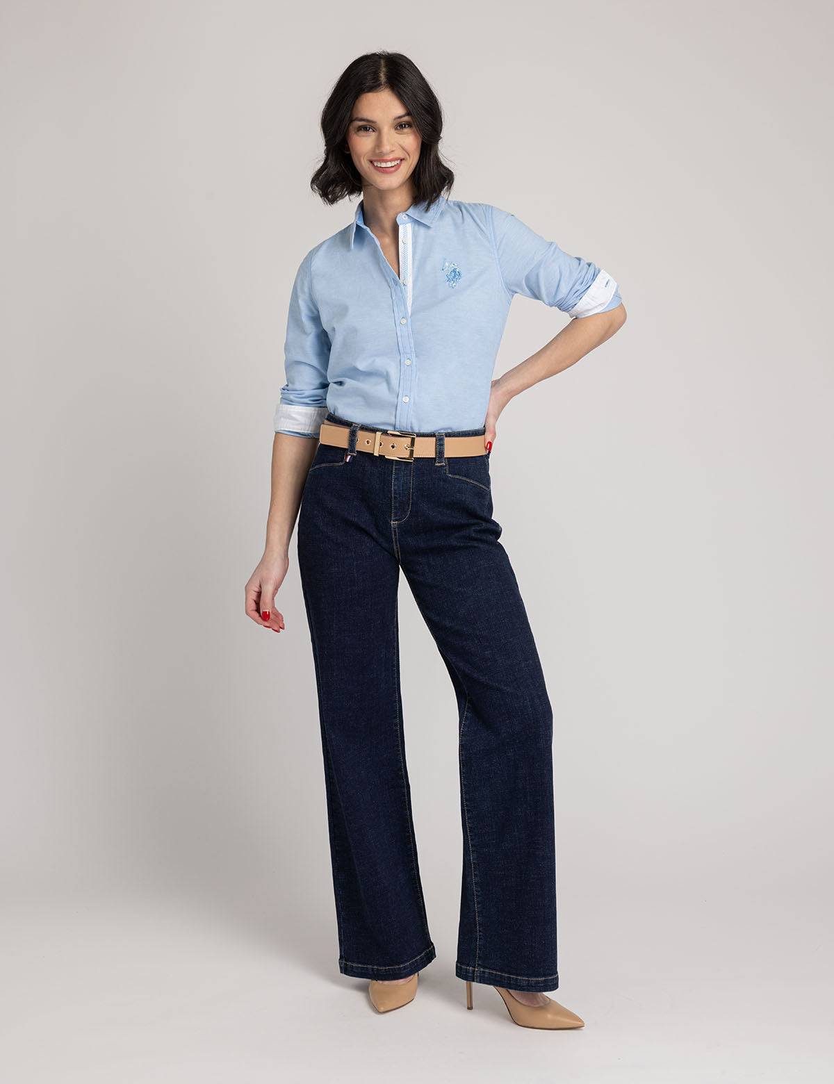 High Rise Wide Leg Trousers for Women | Comfort & Style