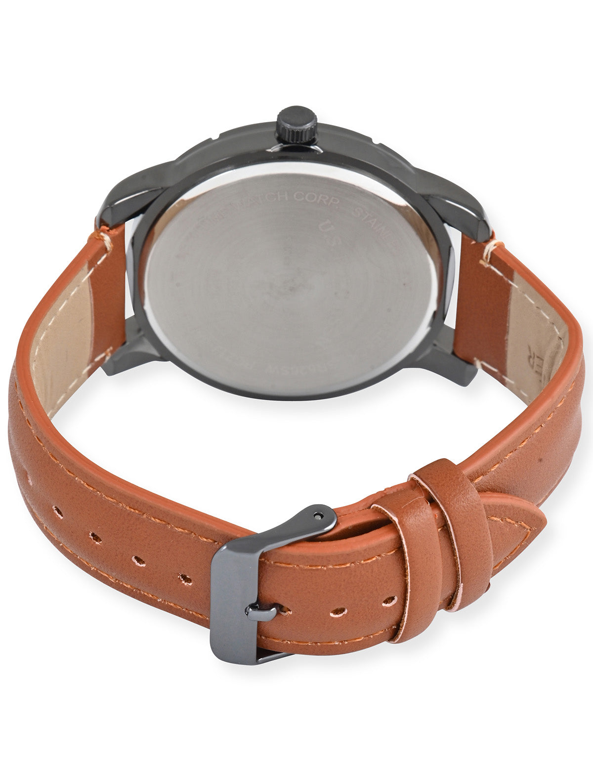 Brown Leather Strap Watch Set for Couples | His & Hers