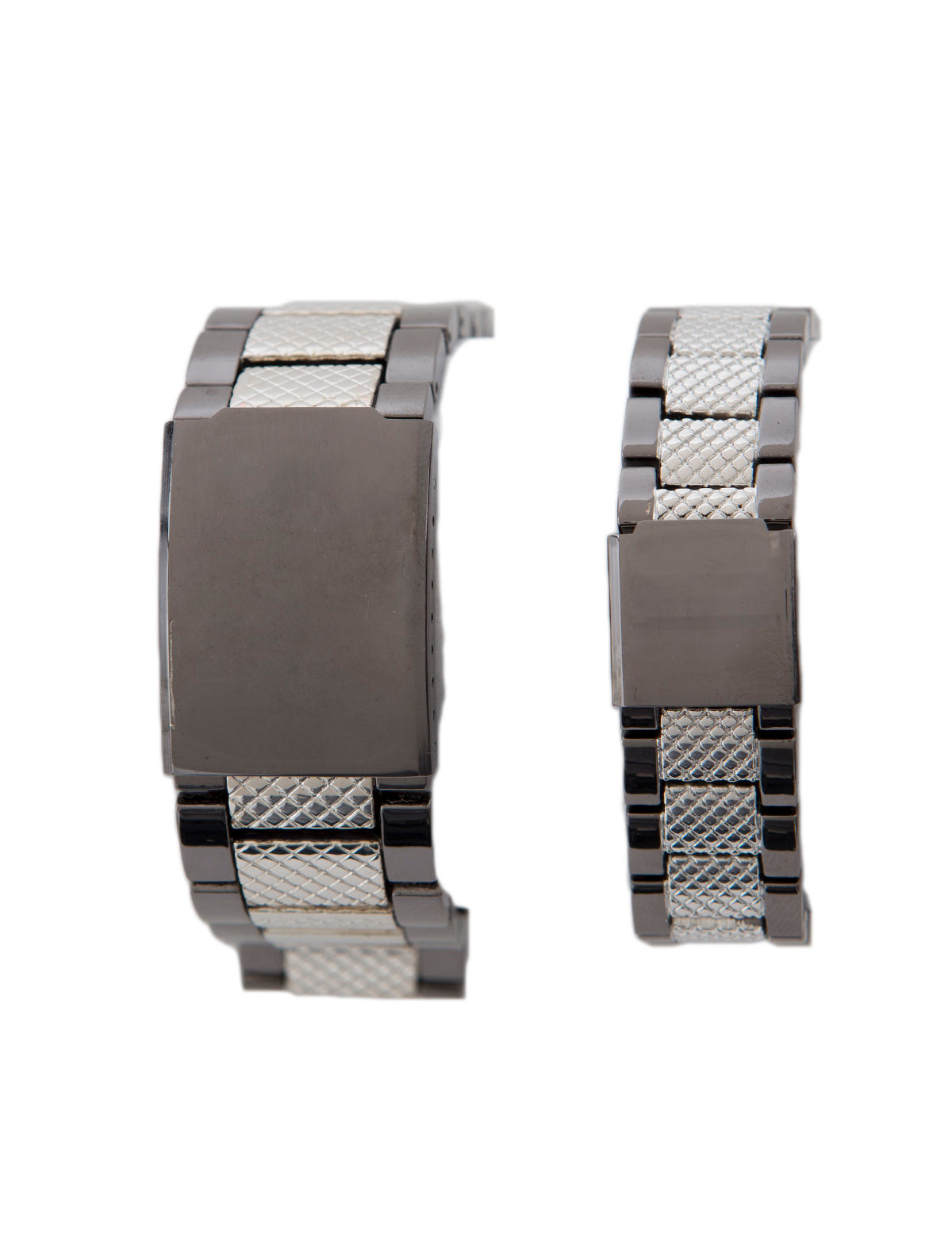 Gunmetal Watch Set for Couples | Analog Quartz with Glass Dial