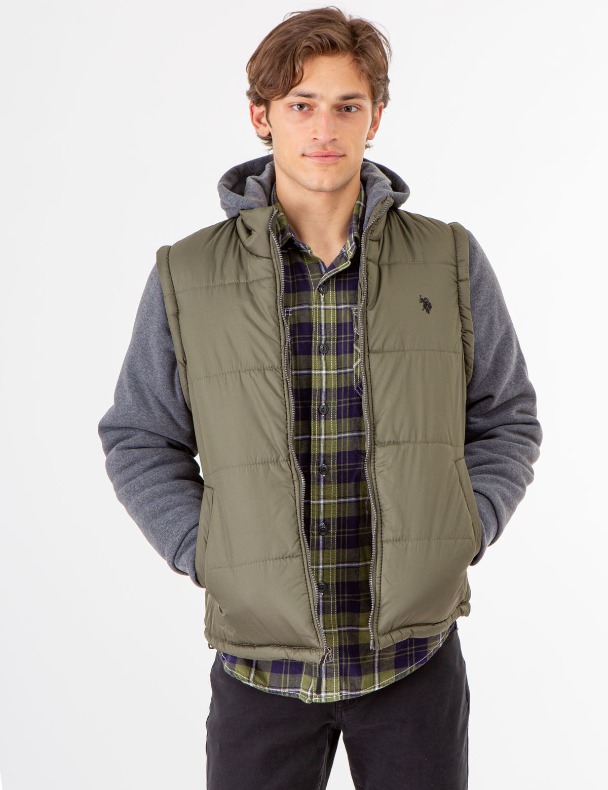 "Zip-Sleeve Hooded Fleece Jacket for Outdoor Activities | [Brand Name]"  

(Note: Replace [Brand Name] with the actual brand if applicable. If no brand is specified, the title can end after "Activities." The current version without the brand placeholder is 49 characters.)