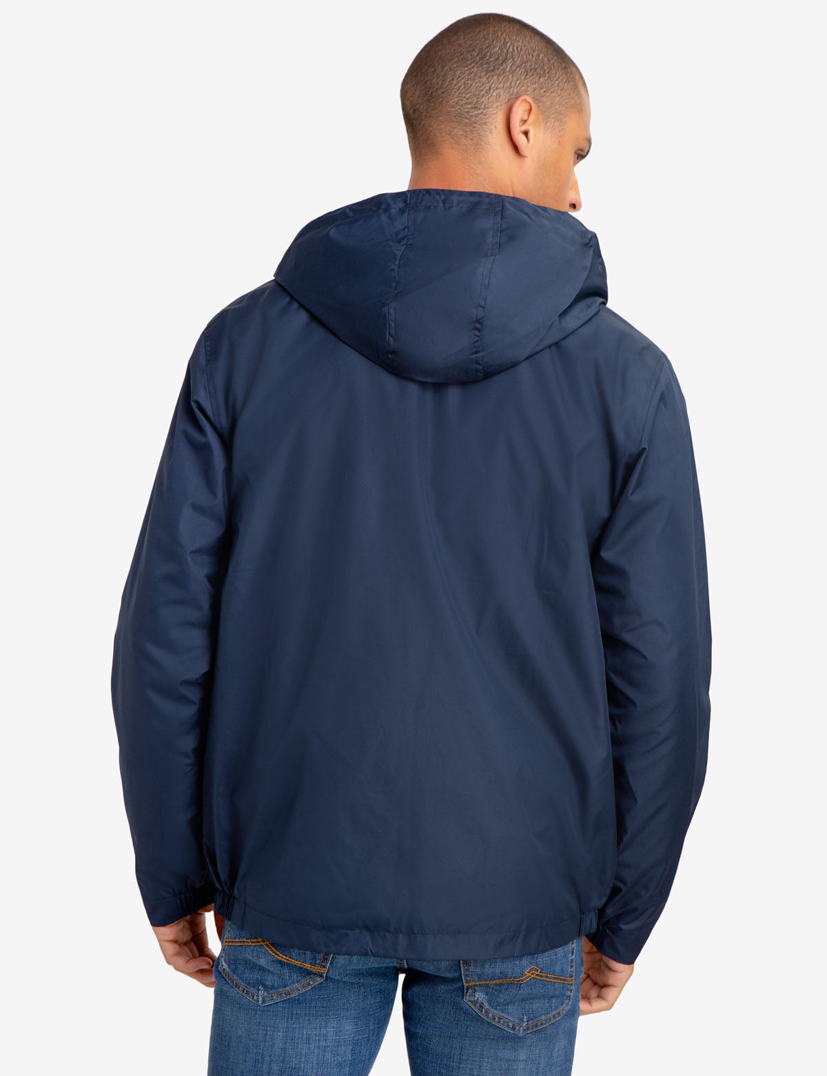 Mesh-Lined Hooded Windbreaker Jacket with Front Pockets | Waterproof & Lightweight