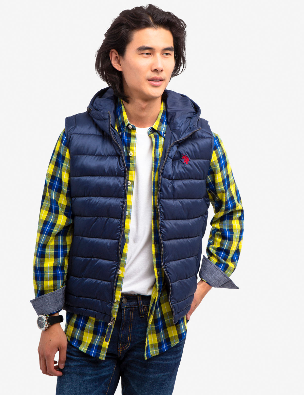 Men's Hooded Puffer Vest for Winter | Lightweight & Water-Resistant