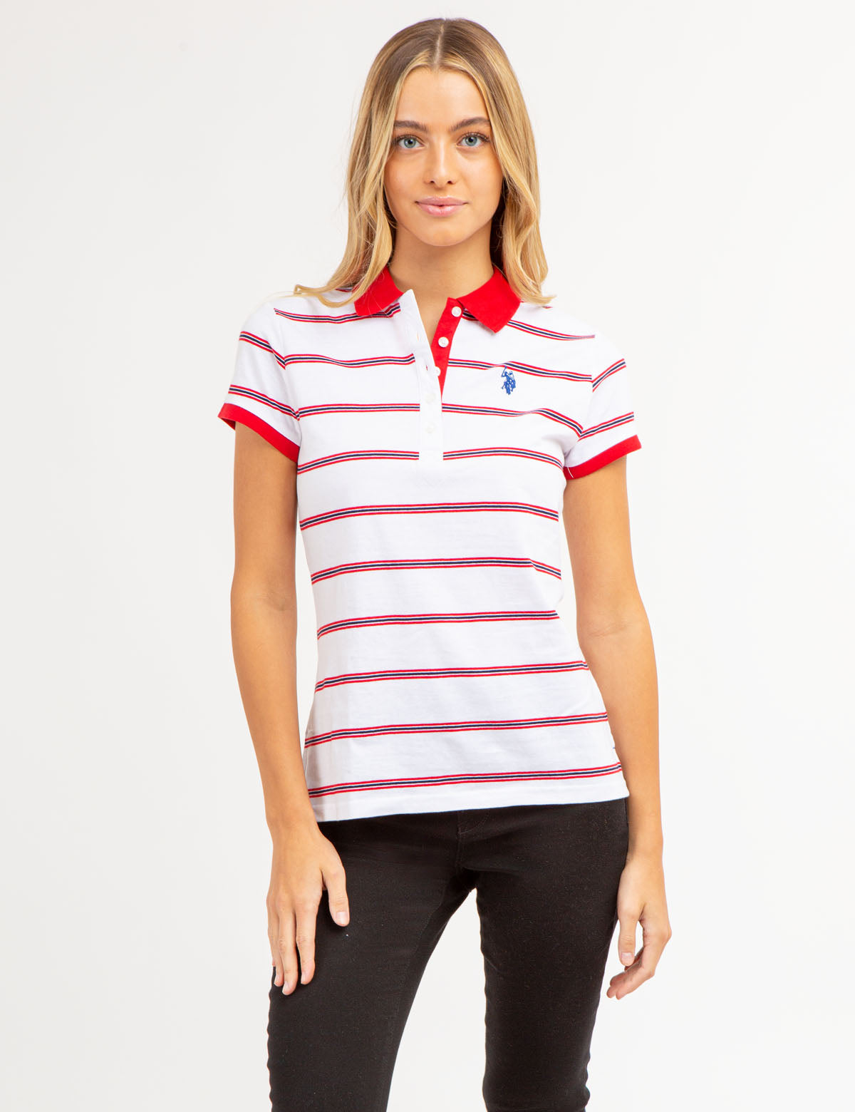Horizontal Striped Polo Shirt for Men | Casual Multi-Stripe Design