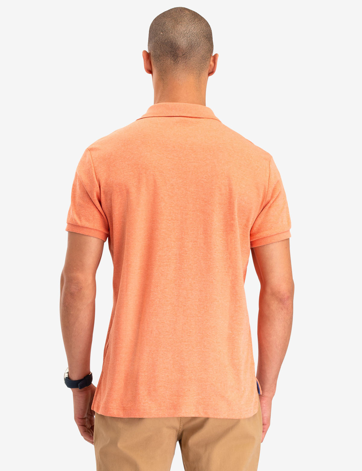 Interlock Polo Shirt for Men | 100% Cotton with Button Placket