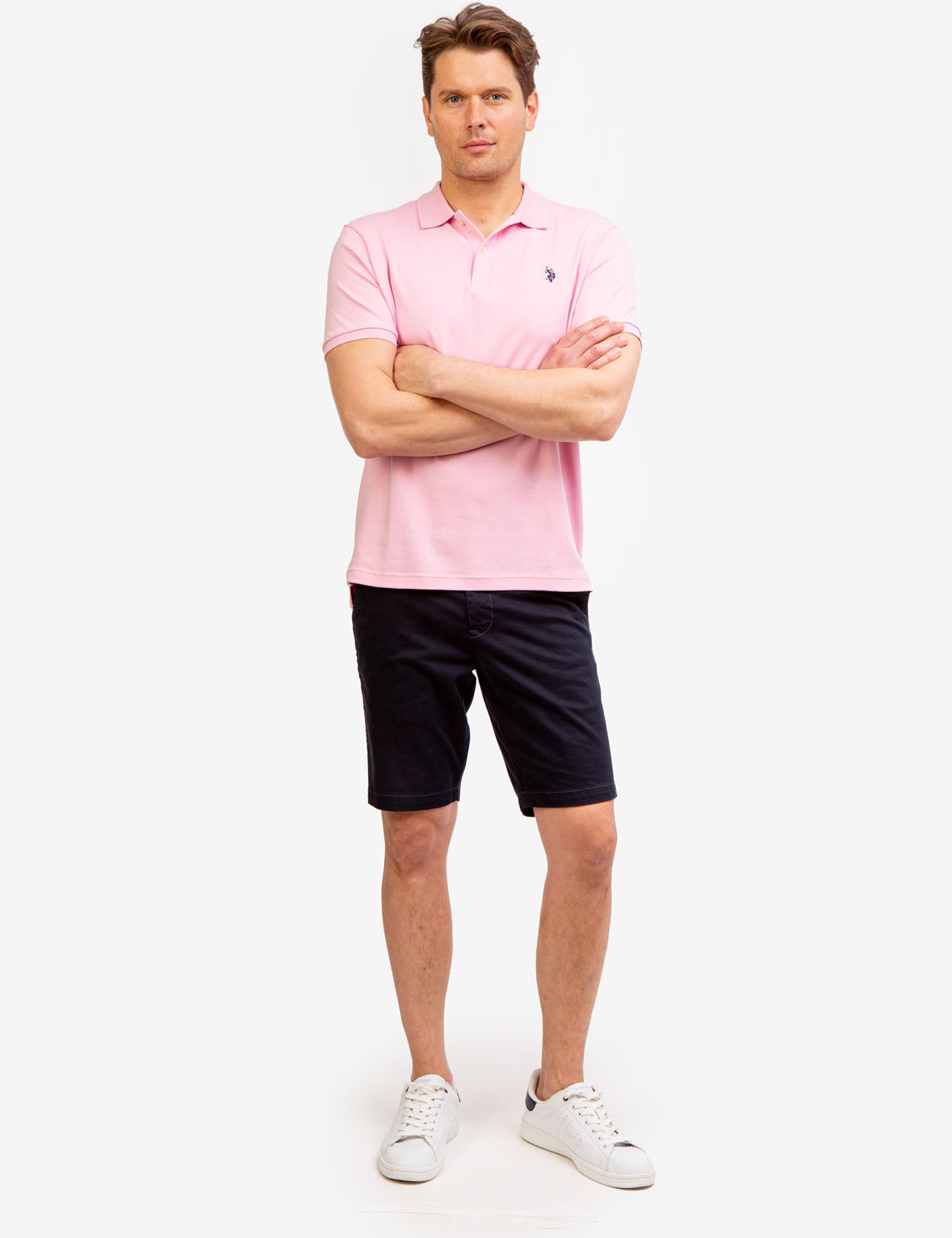 Interlock Polo Shirt for Men | 100% Cotton with Button Placket