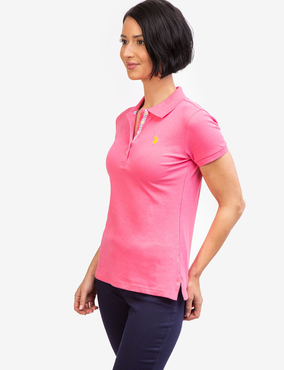Interlock Polo Shirt for Men | 100% Cotton with Button Placket