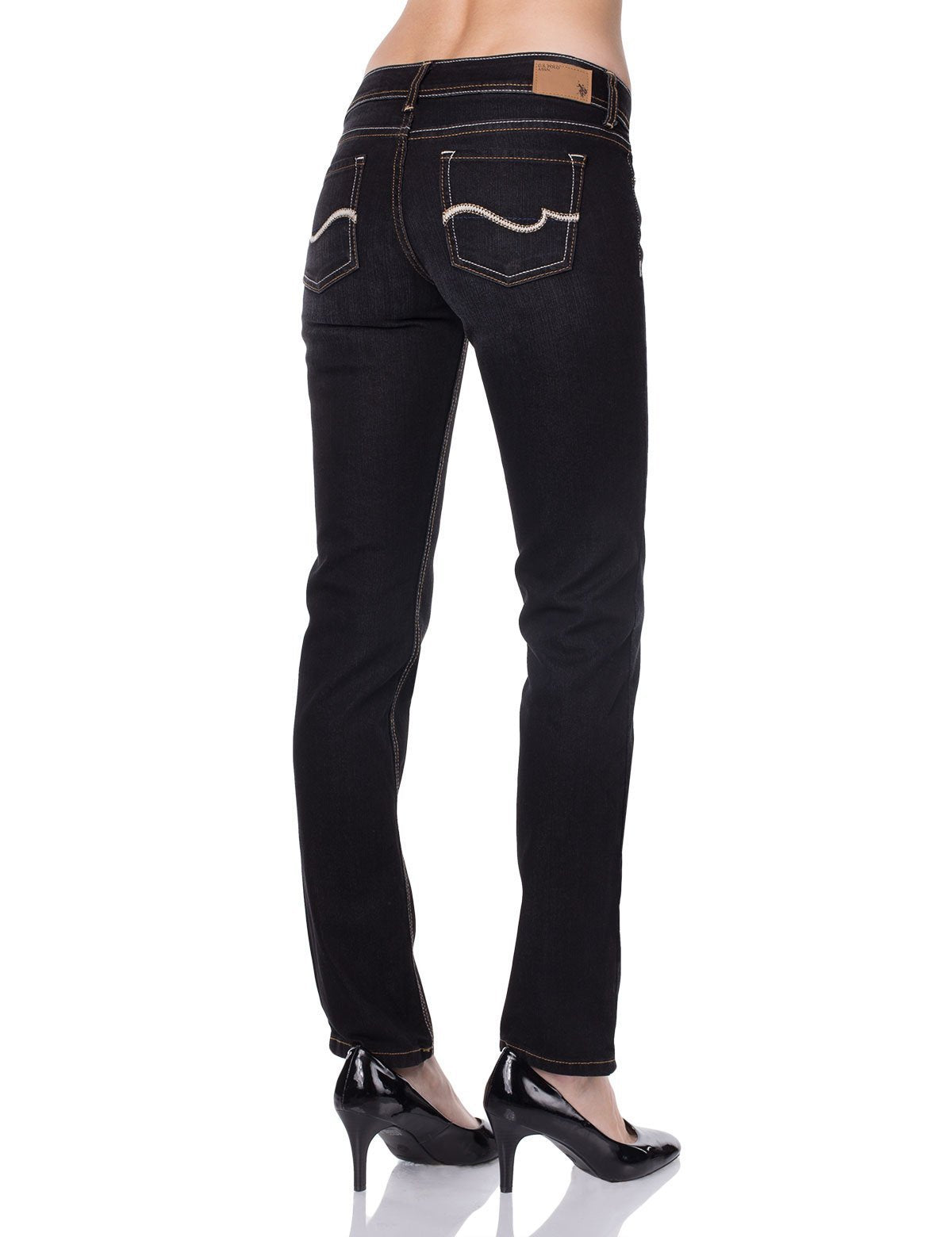 Straight Leg Jeans in Super Dark Wash | Jamie Premium Denim