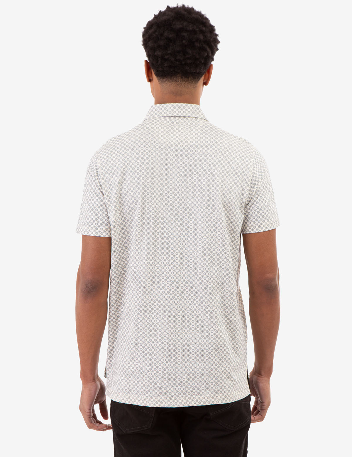 Printed Jersey Polo Shirt | Classic Casual Wear