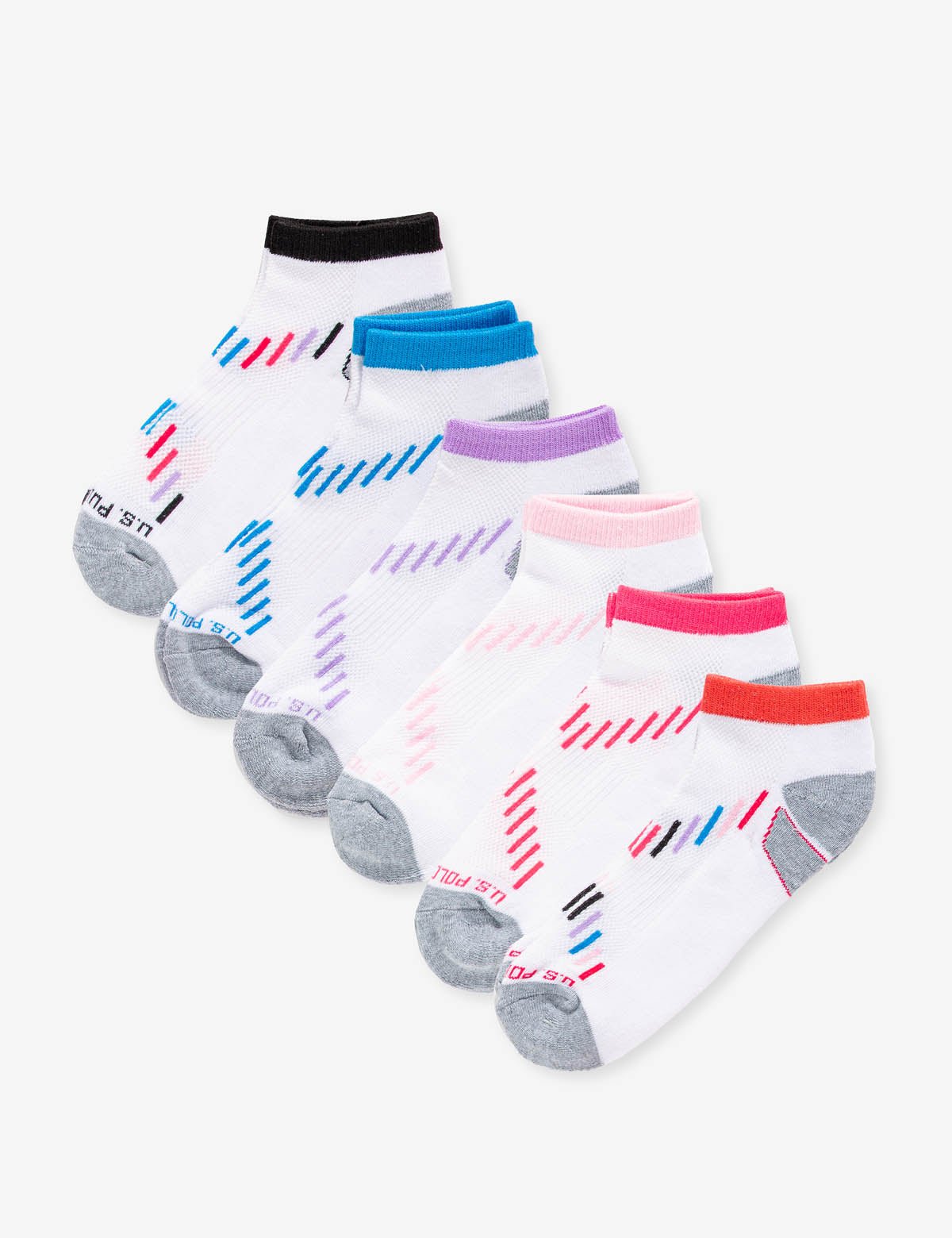 Women's 6-Pack Low-Cut Performance Socks for Running & Workouts