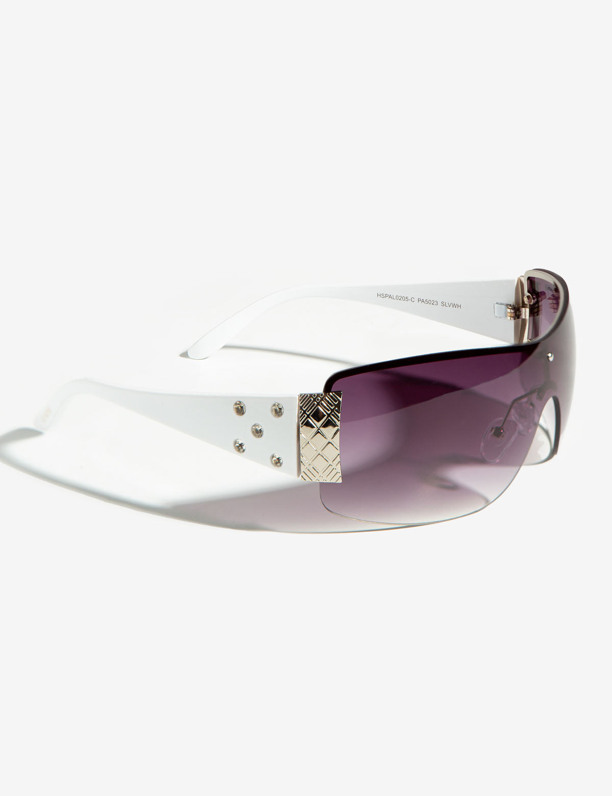 Embellished Shield Sunglasses for Women | Stylish UV Protection