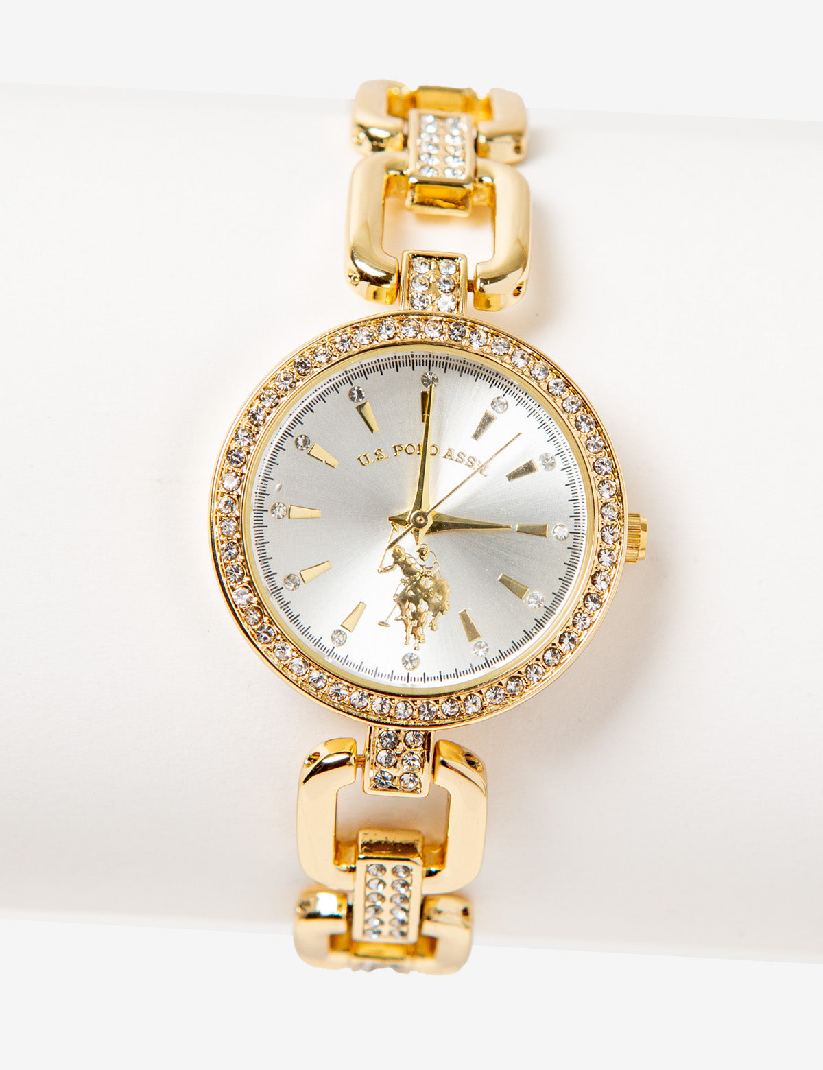 Gold-Tone Open Link Bracelet Watch for Women | Elegant Ladies Timepiece