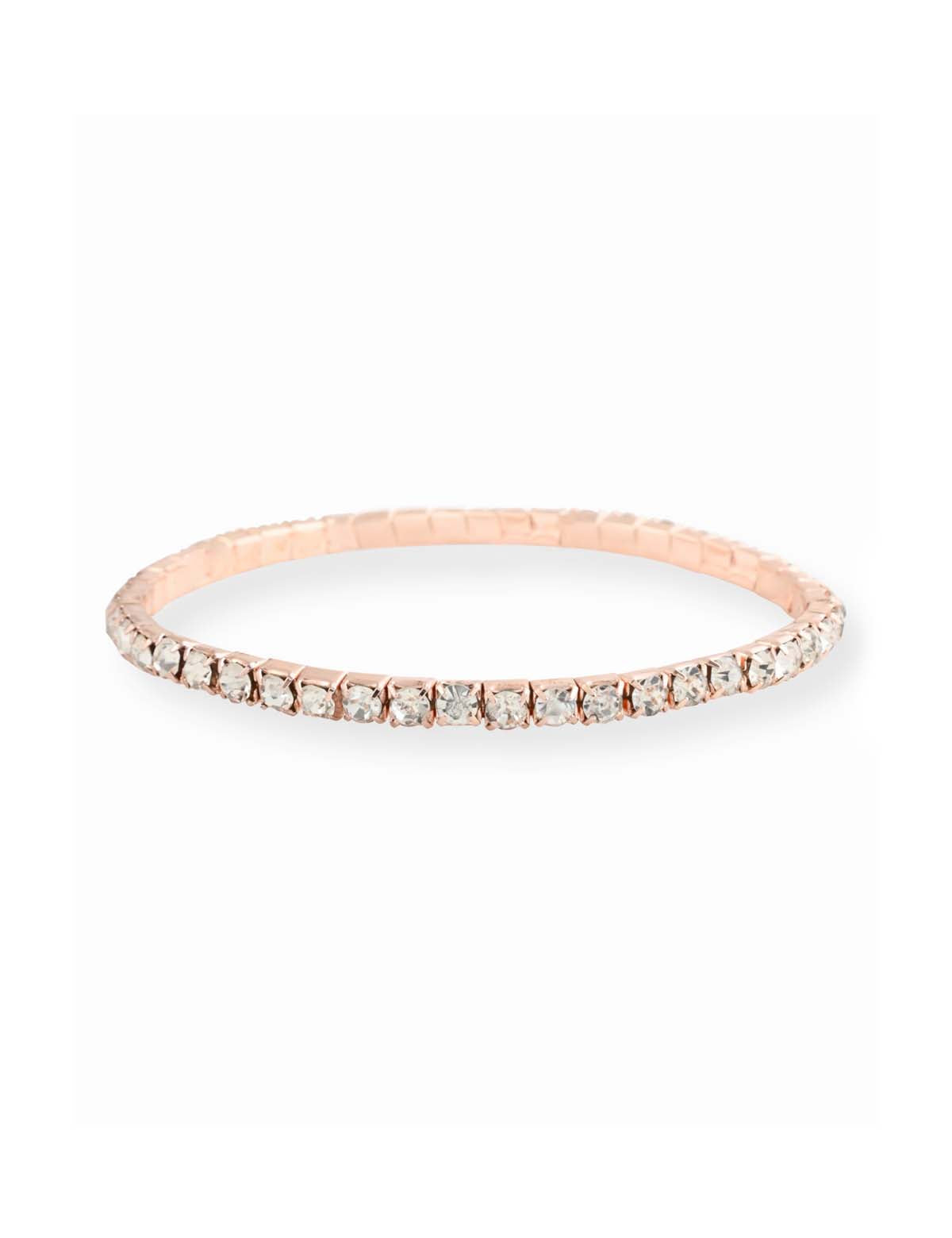 Women's LED Watch & Stackable Bracelet Set | Round Face Design