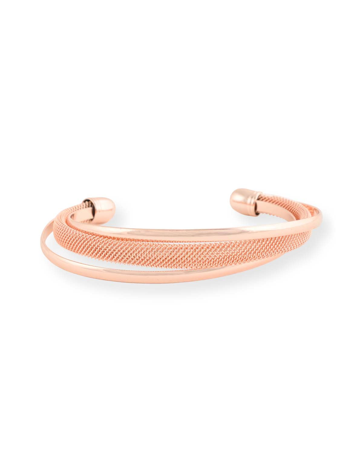 Women's LED Watch & Stackable Bracelet Set | Round Face Design