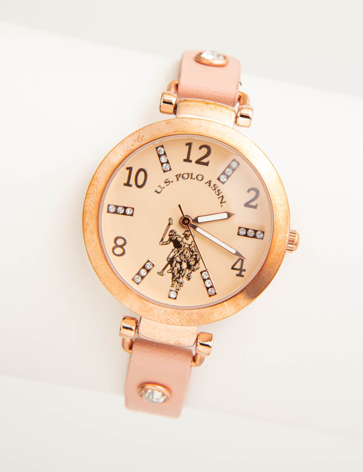 Pink Crystal Strap Watch for Women | Elegant Ladies Timepiece