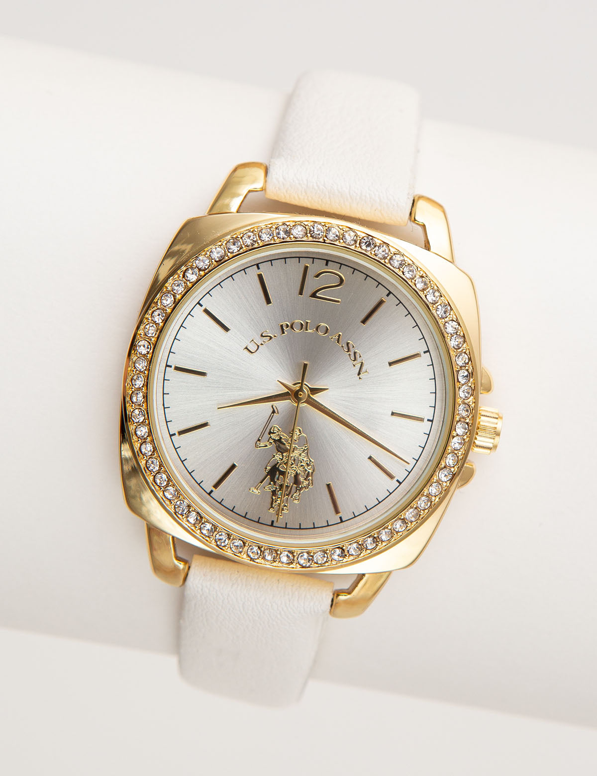 Rhinestone Strap Watch for Women | Elegant Ladies Timepiece