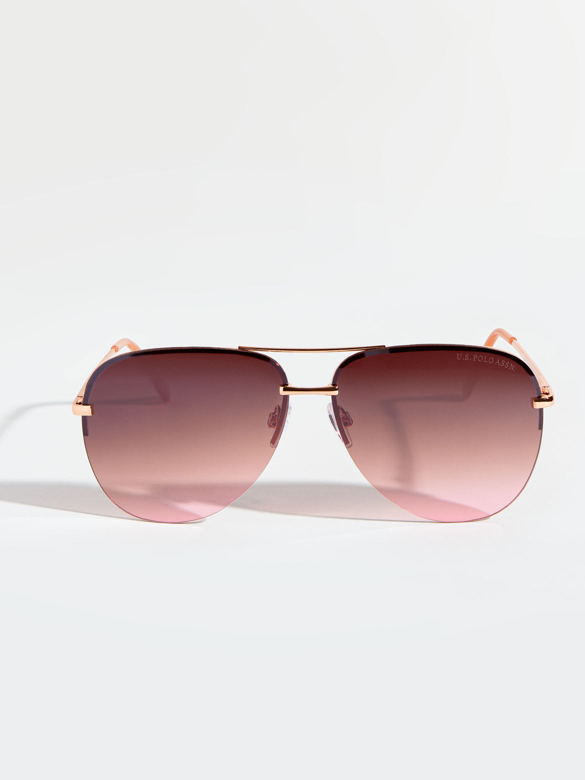 Rimless Aviator Sunglasses for Women | Metal Frame Sun Shades