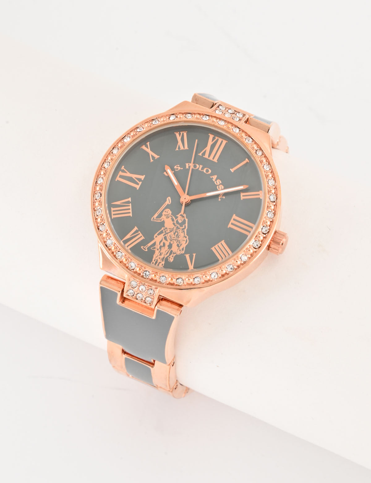 Rose Gold Rhinestone Bracelet Watch for Women | Elegant & Stylish