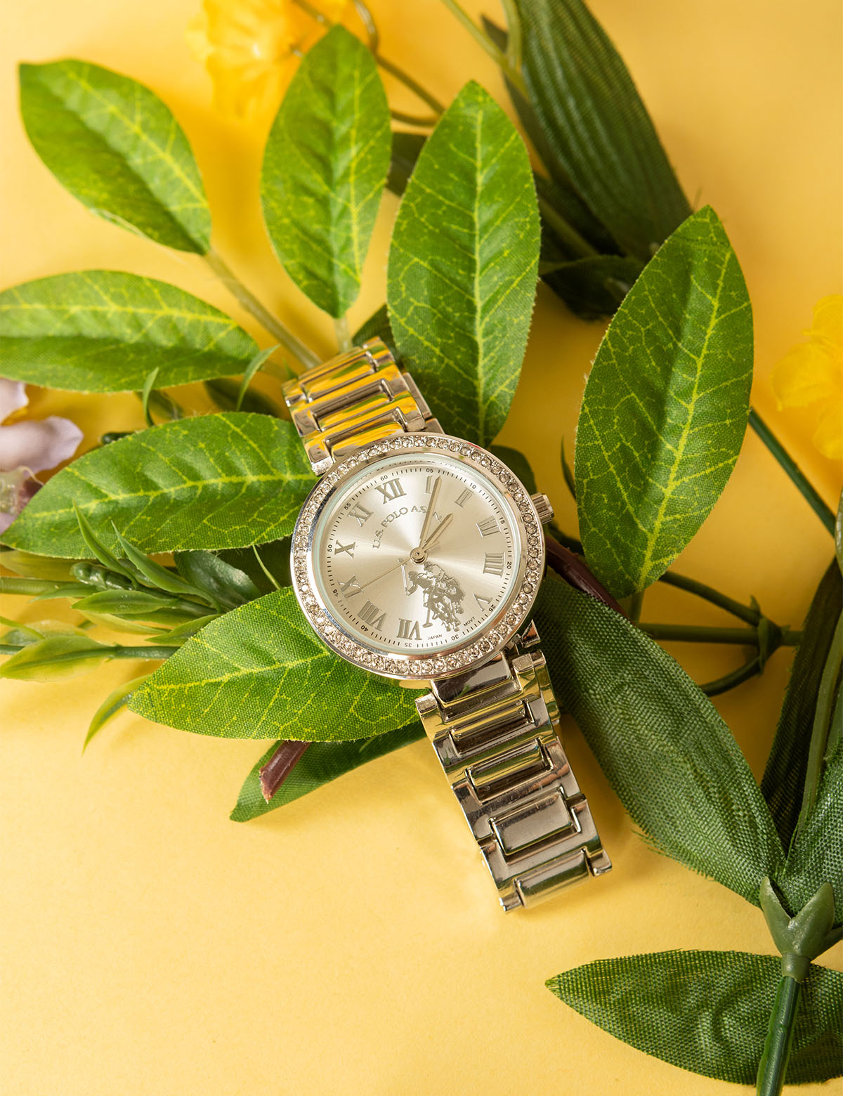Silver-Tone Bracelet Watch for Women | Elegant & Stylish