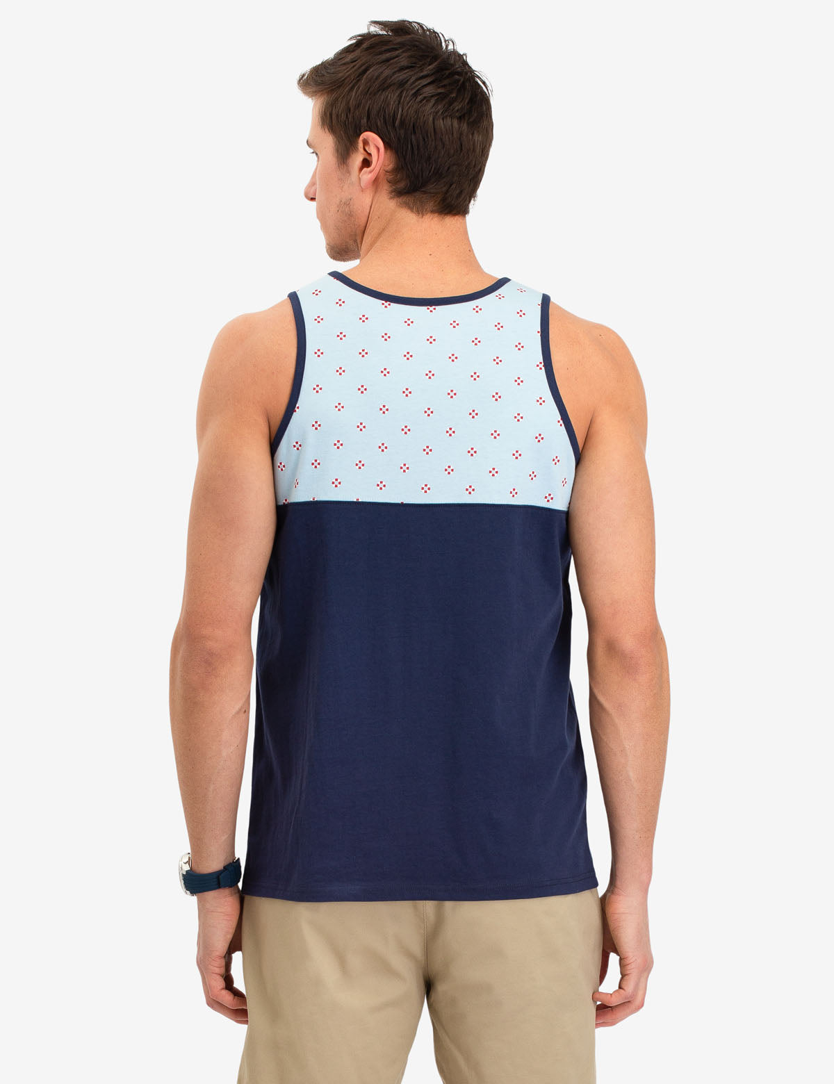 Colorblock Tank Top with Side Pocket | Life Preserver