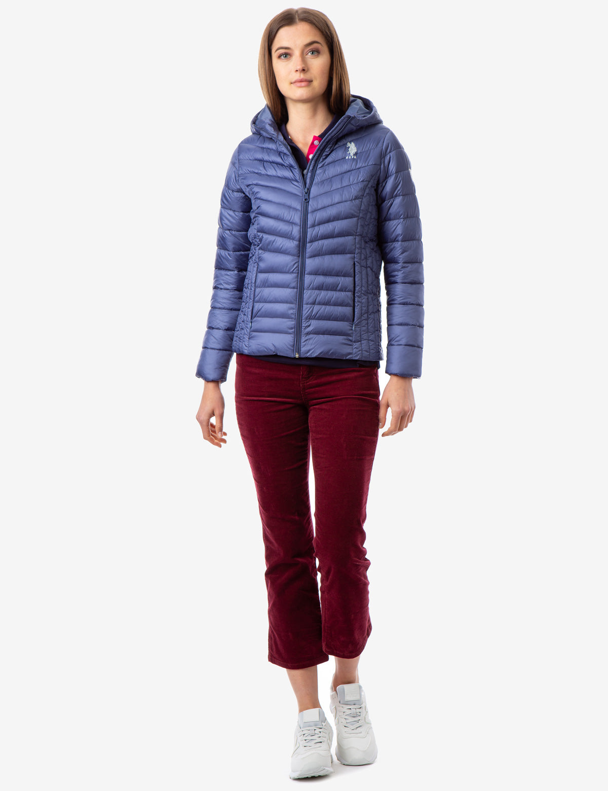 Lightweight Puffer Jacket with Hood & Zipper Pockets | Waterproof & Warm
