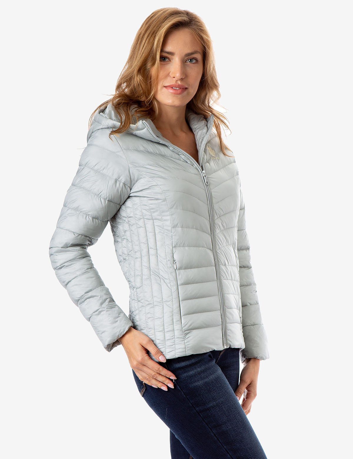 Lightweight Puffer Jacket with Hood & Zipper Pockets | Waterproof & Warm