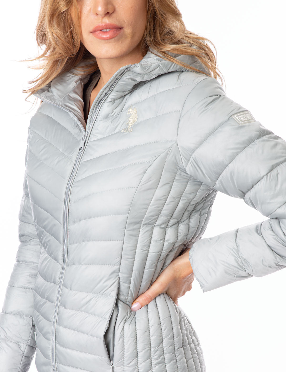 Lightweight Puffer Jacket with Hood & Zipper Pockets | Waterproof & Warm