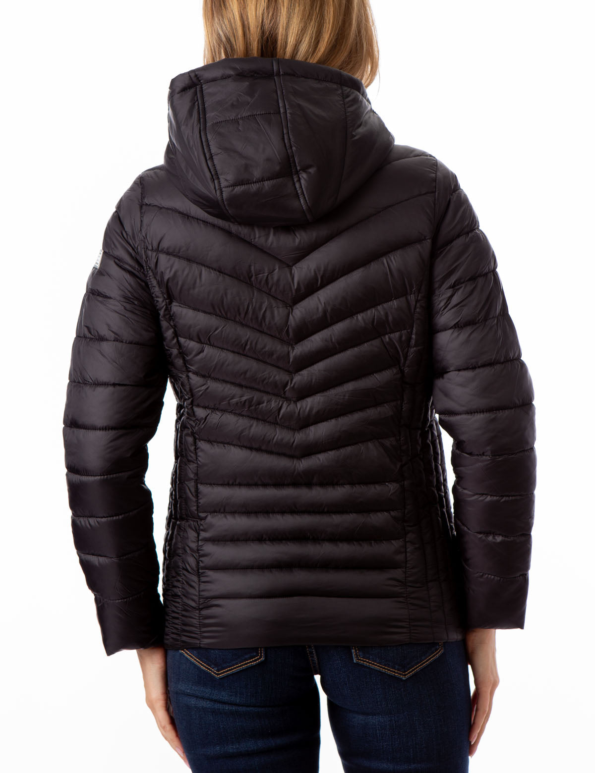 Lightweight Puffer Jacket with Hood & Zipper Pockets | Waterproof & Warm