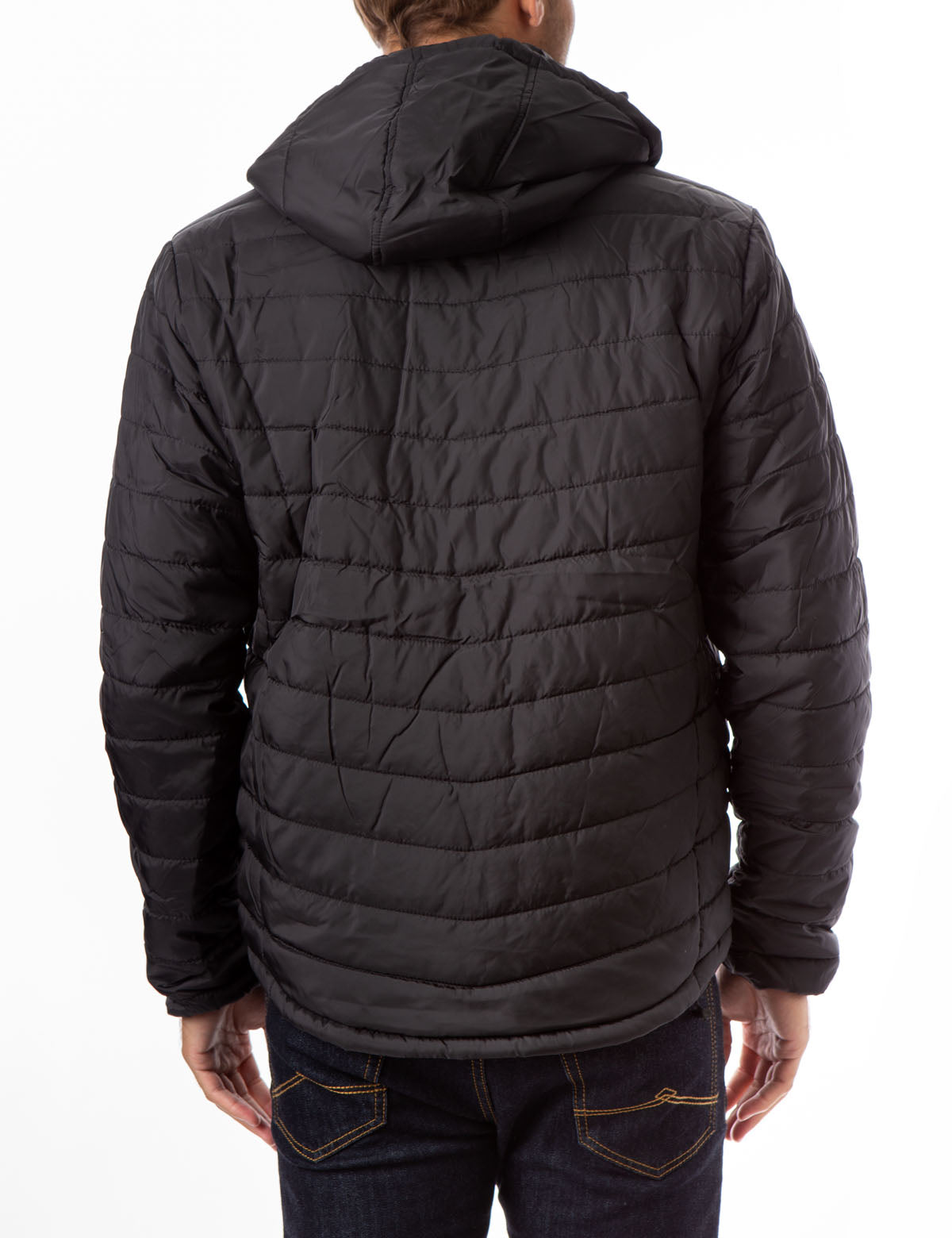 Lightweight Puffer Jacket with Hood & Zipper Pockets | Waterproof & Warm