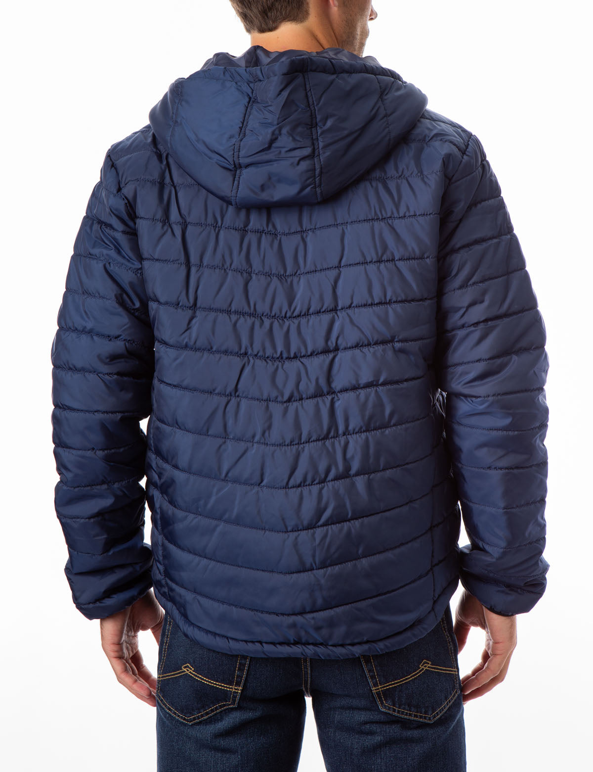 Lightweight Puffer Jacket with Hood & Zipper Pockets | Waterproof & Warm