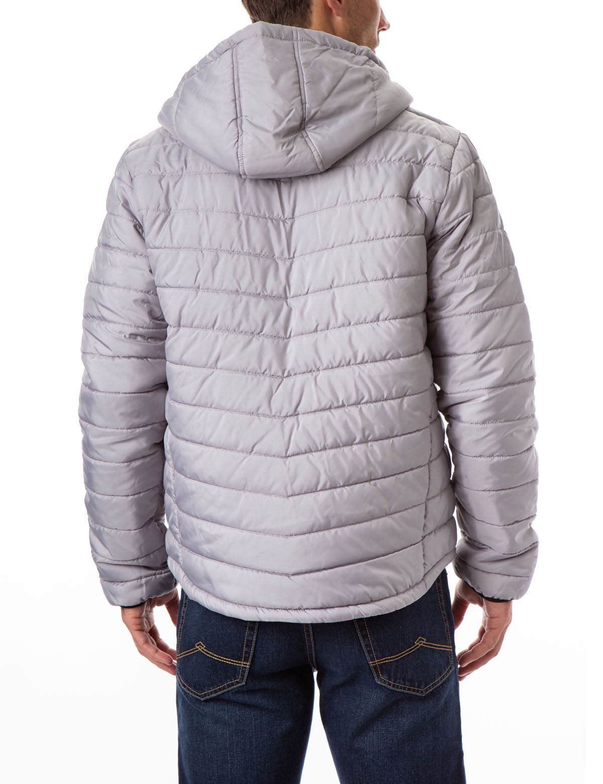 Lightweight Puffer Jacket with Hood & Zipper Pockets | Waterproof & Warm