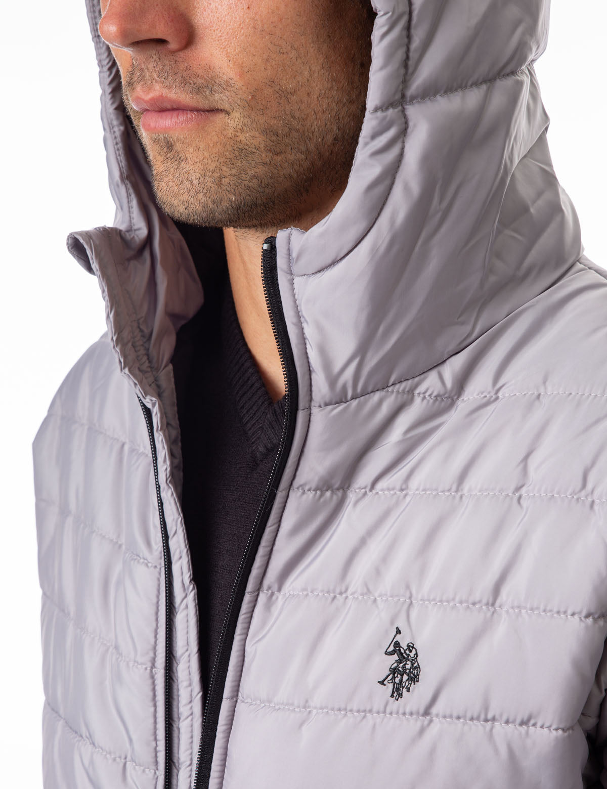 Lightweight Puffer Jacket with Hood & Zipper Pockets | Waterproof & Warm